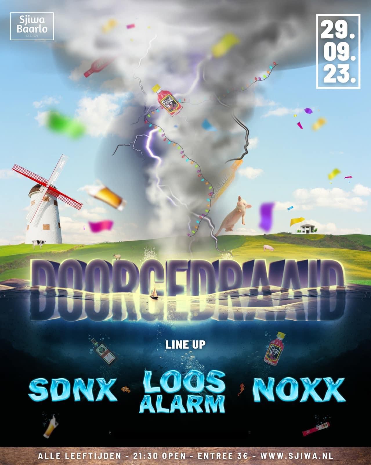 DOORGEDRAAID 🌪️